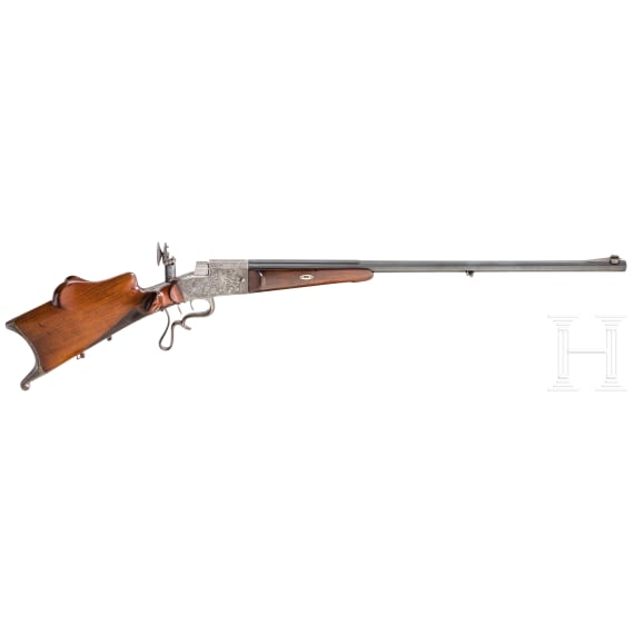 A luxurious system Aidt "Feuerstutzen" (sports carbine), end of 19th century