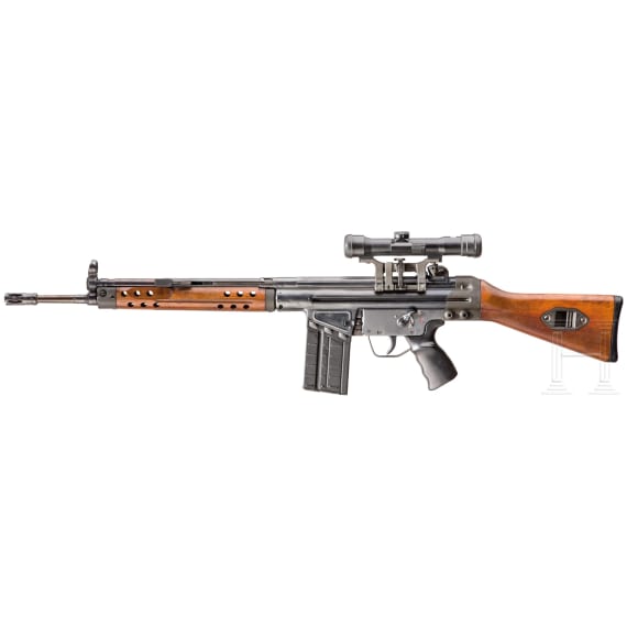 A SAR 2000 semi-automatic rifle