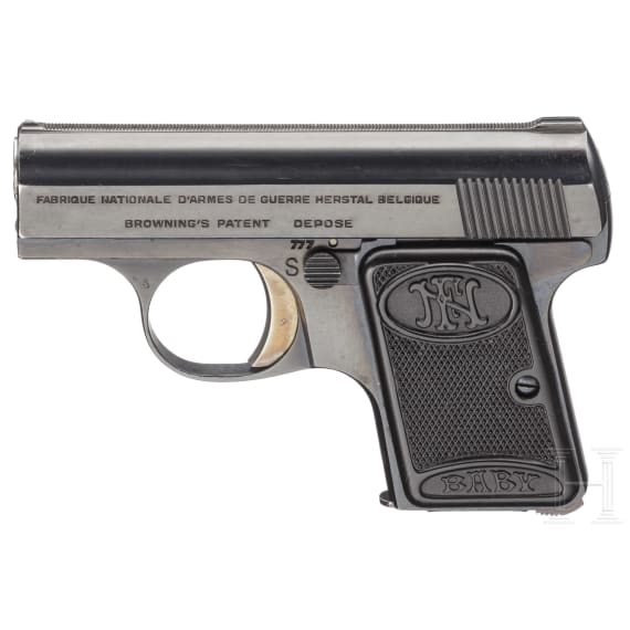 A FN M Baby with holster