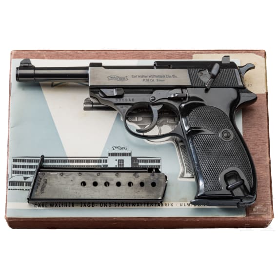 A Walther P 38 Ulm in polished finish