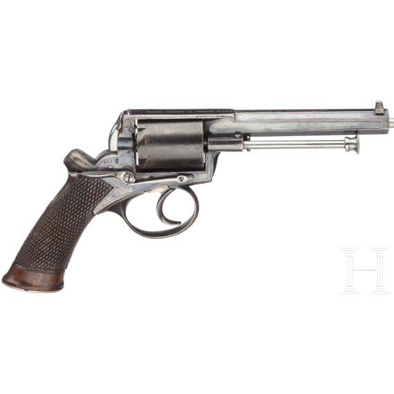 A Deane Adams & Deane, centerfire conversion revolver