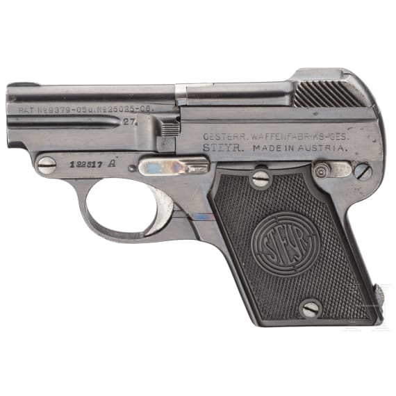 A Steyr M 09 with holster