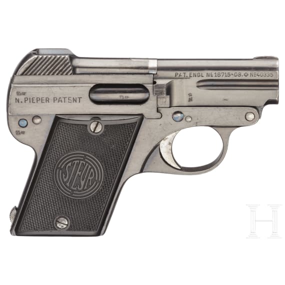 A Steyr M 09 with holster