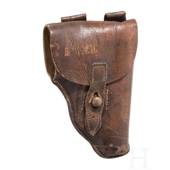 A Hesta pistol with holster