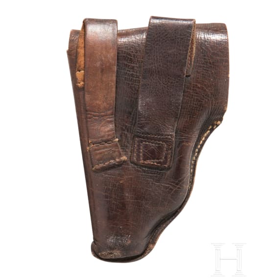 A Hesta pistol with holster