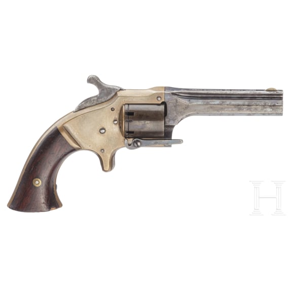 A pocket front-loading revolver by Conecticut Arms Co.