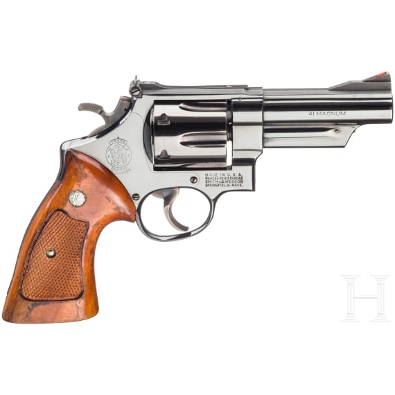A cased Smith & Wesson Mod. 57, "The .41 Magnum Target"
