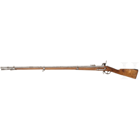 A Belgian infantry rifle modelled after the M 1777, 1848