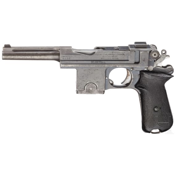 A Bergmann M 1910/21 with holster