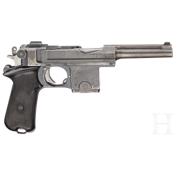 A Bergmann M 1910/21 with holster