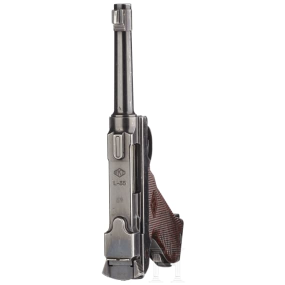 A Lahti M L-35, type 1 with stock and hoster