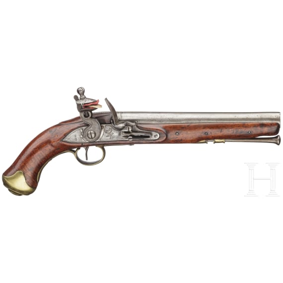 A flintlockpistol of the East India Company, ca. 1810