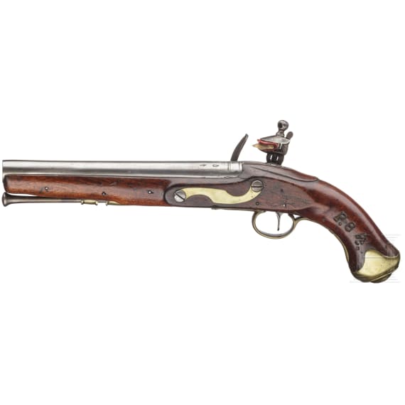 A flintlockpistol of the East India Company, ca. 1810