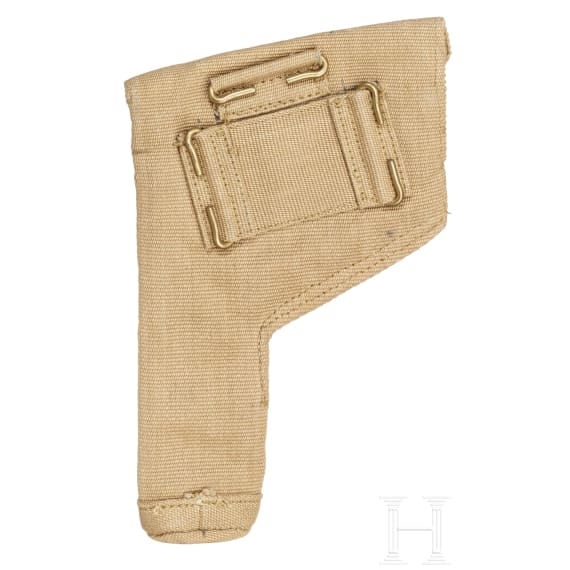 A Webley Mark IV with holster
