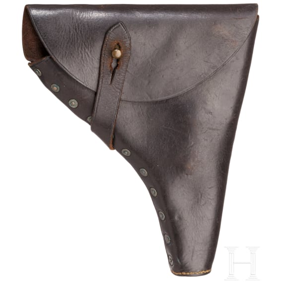 A Webley & Scott Mark I N (Navy model) with holster