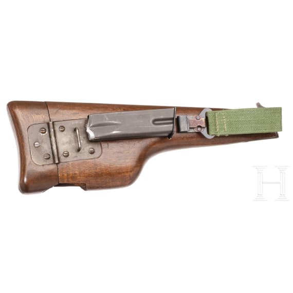 A Browning John Inglis HP pistol No. 1 Mk 1, with shoulder stock