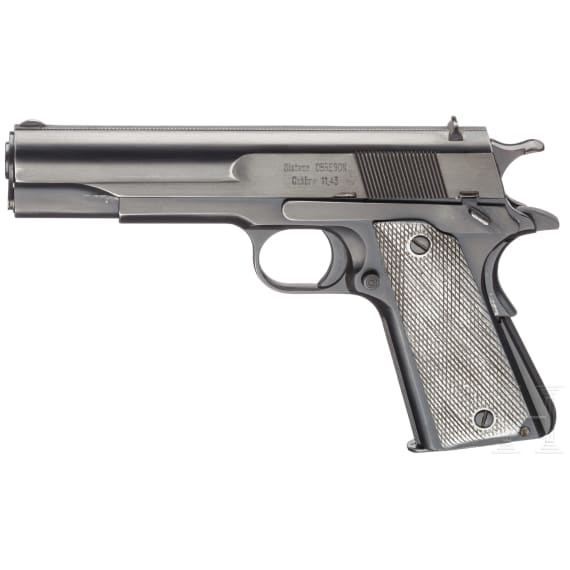 An Obregon pistol, with holster