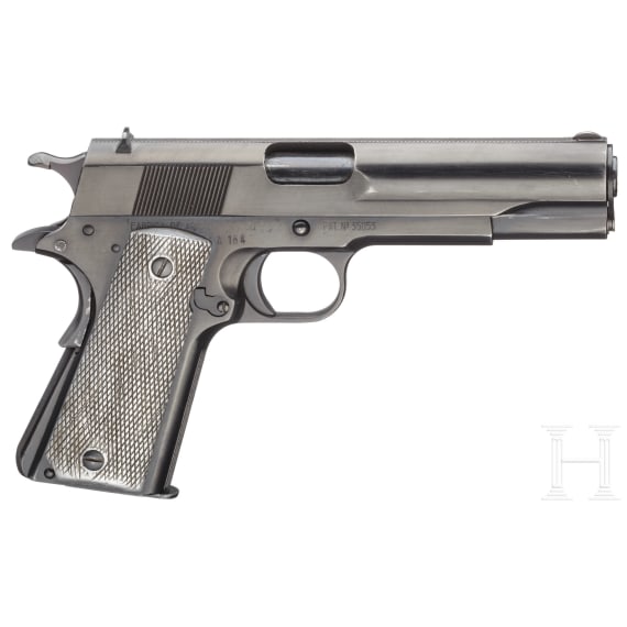 An Obregon pistol, with holster
