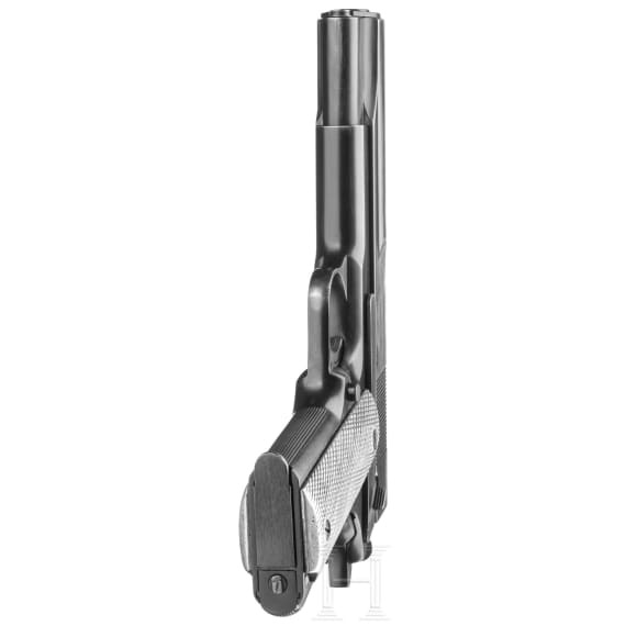 An Obregon pistol, with holster