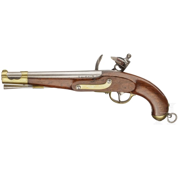 A flintlockpistol, similar to the cavalry pistol M 1798