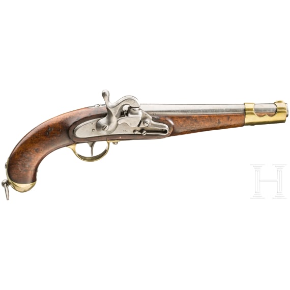 A M 1851 cavalry pistol, system Augustin