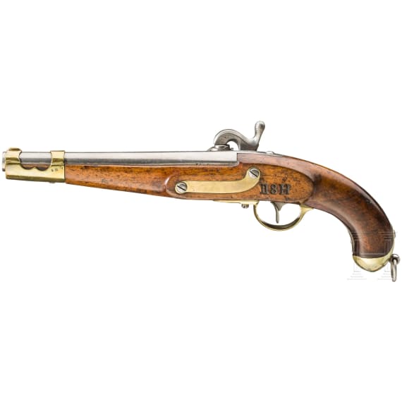 A M 1851 cavalry pistol, system Augustin