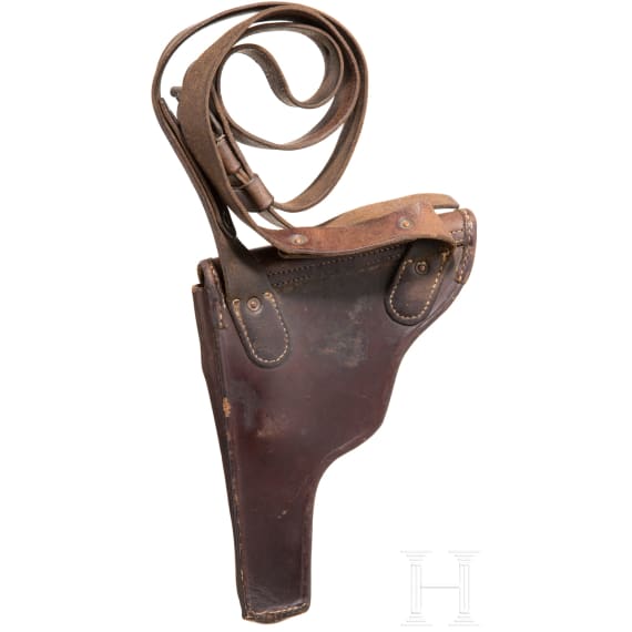 A Gasser M 1898 revolver with holster