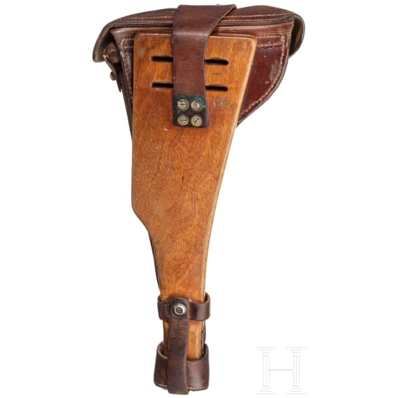 A M 1935/36 long Parabellum Mauser with stock and holster, Persia