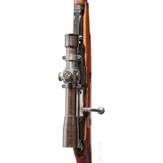 A Mosin -Nagant M 1891/30 sniper rifle with scope PEM