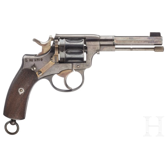 A Swedish Husquarna-Nagant M 1887 revolver