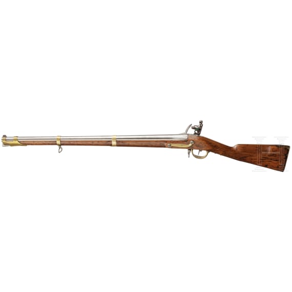 A Prussian Drill Musket for the Garde-J&auml;ger Bataillon, made from a French officer's musket
