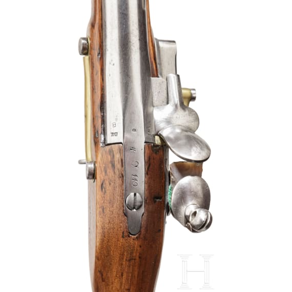 A Prussian Drill Musket for the Garde-J&auml;ger Bataillon, made from a French officer's musket