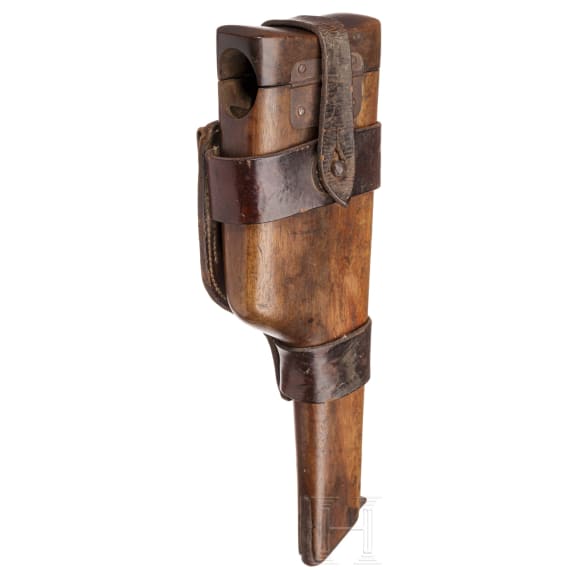 A Mauser C 96 "Prewar Commercial", with detachable stock and leather harness