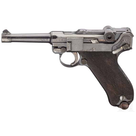 A pistol 08, DWM, 1908, 1st issue