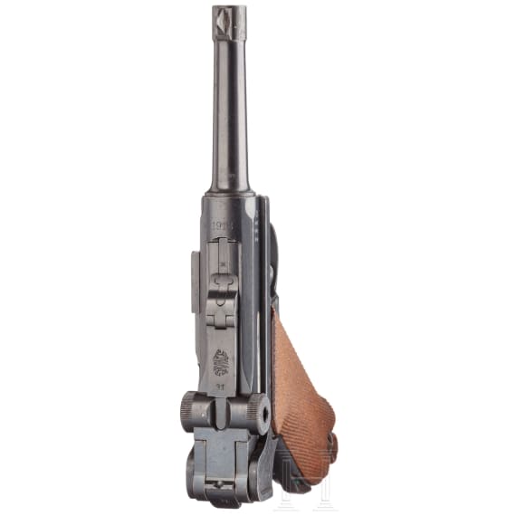 A pistol 08, DWM 1918 with holster