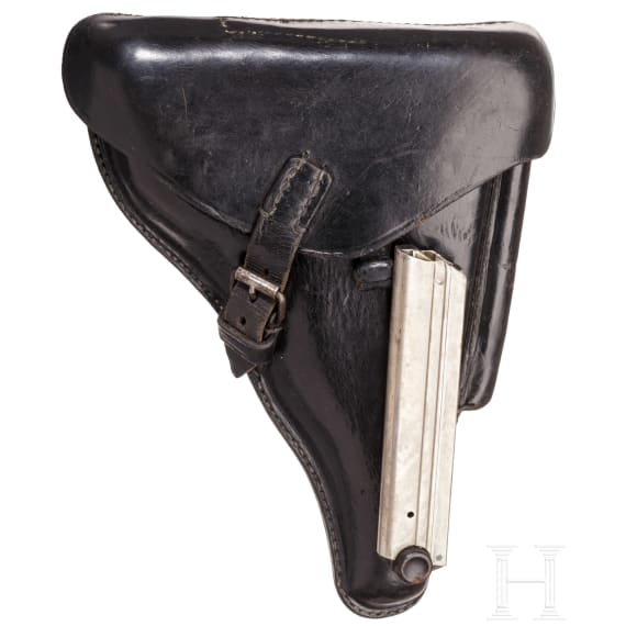 A pistol 08, DWM 1918 with holster
