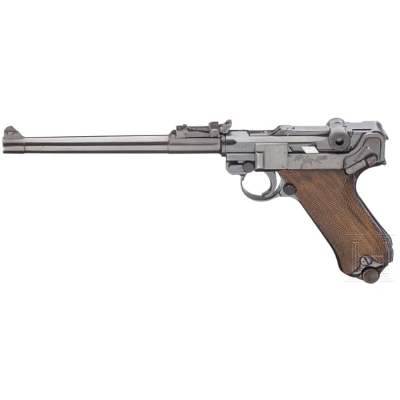 A long pistol 08, DWM 1917 with holster