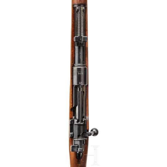 A K98 k, built in Posen (Wehrkreis XXI), code "bcd - 41"
