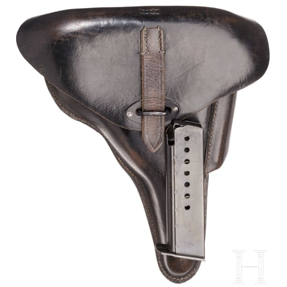 A Mauser P 38, code "ac -43" (FN breech), with holster