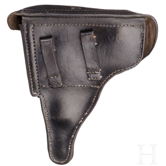 A Mauser P 38, code "byf - 42" with holster