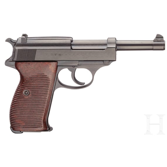 A Mauser P 38, code Byf - 43" with holster