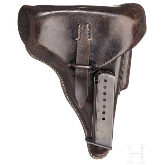 A Mauser P 38, code Byf - 43" with holster