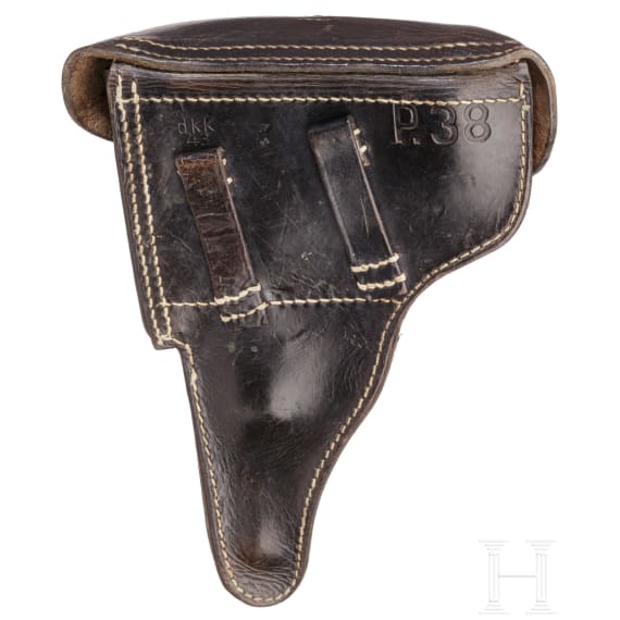A Mauser P 38, code Byf - 43" with holster
