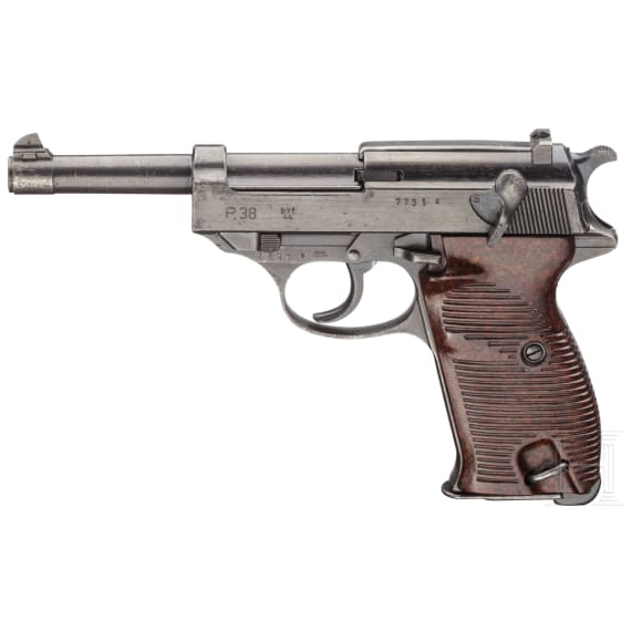 A Mauser P 38, code "byf 44"