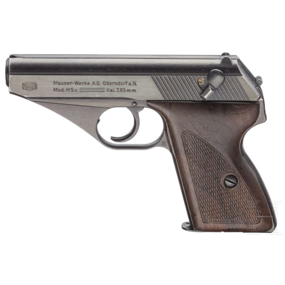 A Mauser M HSc with holster