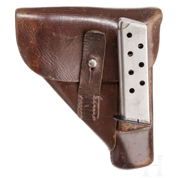 A Mauser M HSc with holster