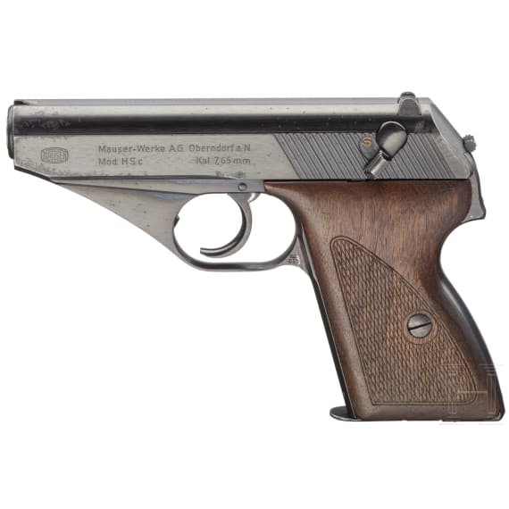 A Mauser M HSc with holster
