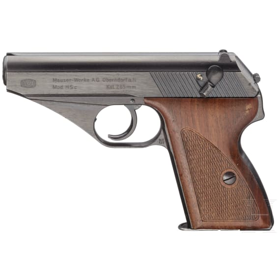 A Mauser M HSc with holster