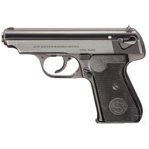 A Sauer & Sohn M 38 with holster