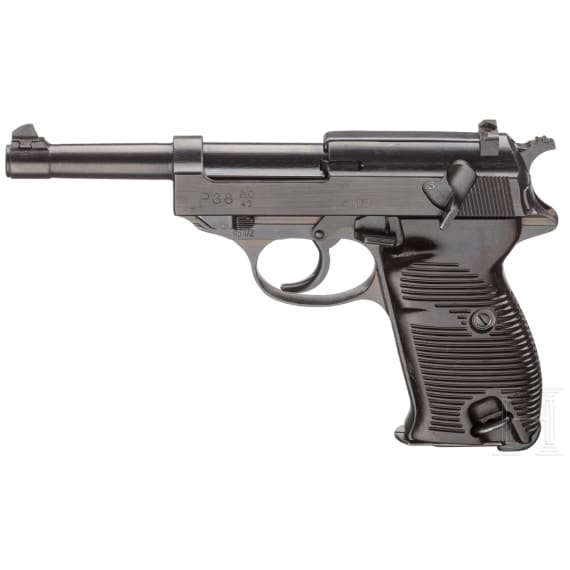 A Spreewerk P 38, code "ac - 43", zero series, with holster
